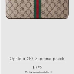 Ophidia GG Supreme Pouch